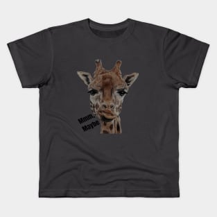 Giraffe Mmm, Maybe Kids T-Shirt